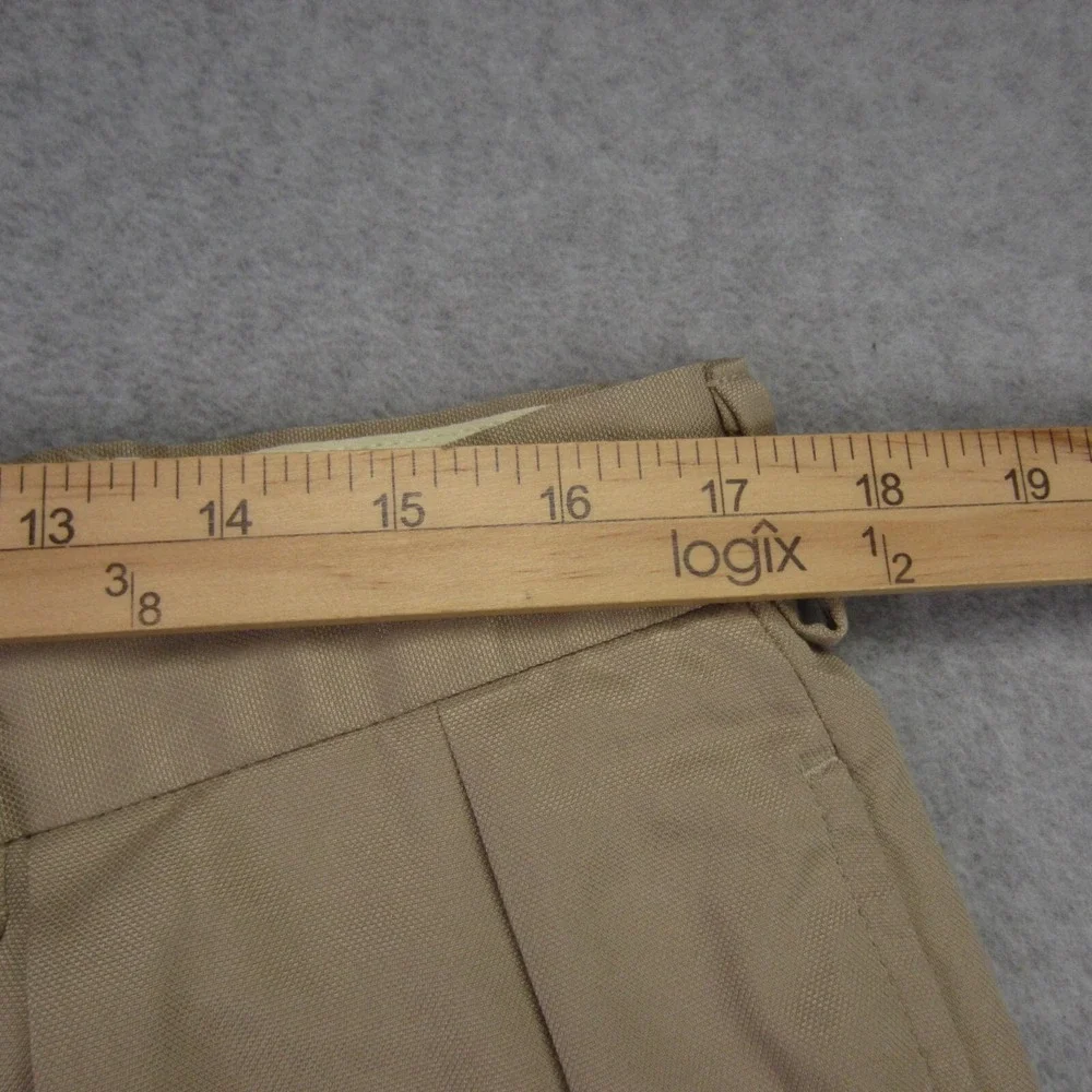VTG Polo Golf Ralph Lauren Shorts Mens 36 Tan Pleated Chino Khaki Classic Fit‎
